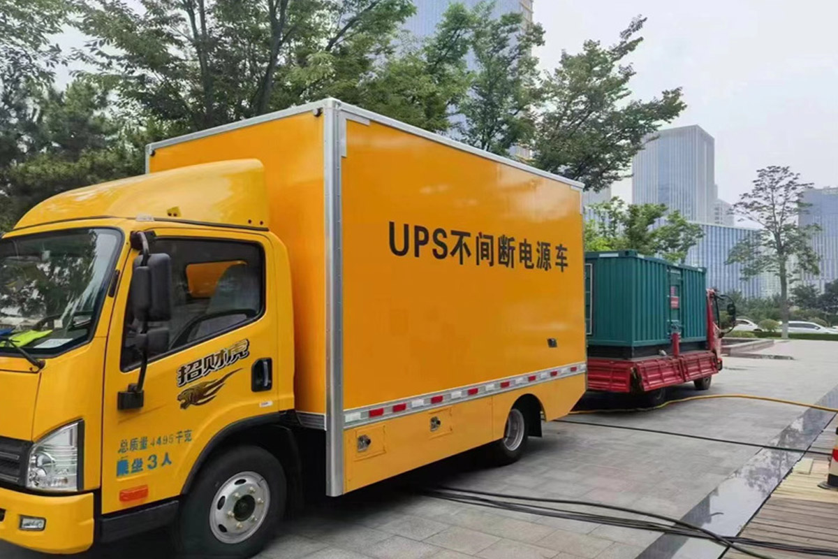古城发电机租赁施工现场